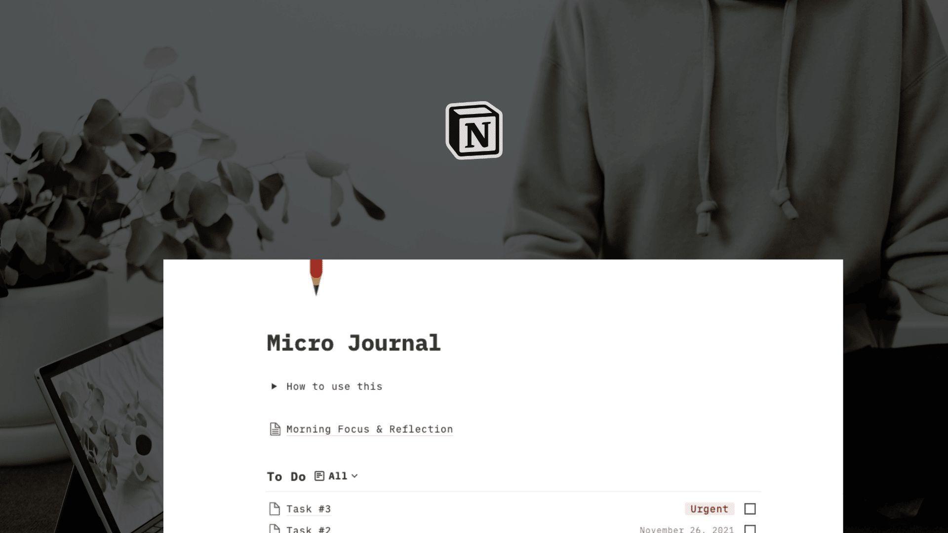 Daily Journal  Notion Template