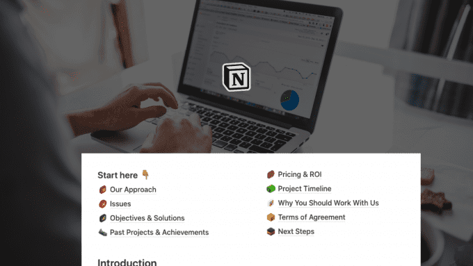 Notion SEO Proposal Template NNE