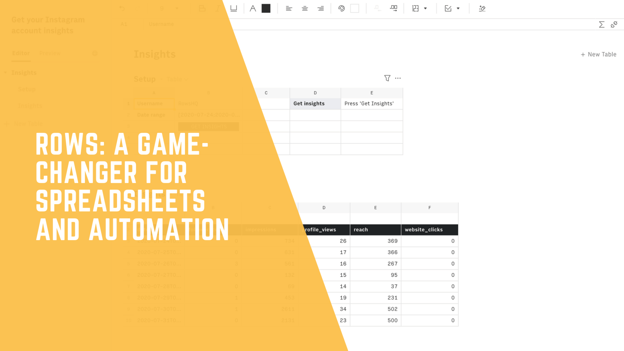 Rows A Game Changer for Spreadsheets and Automation